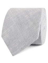 Grey Worm Slub Linen Necktie