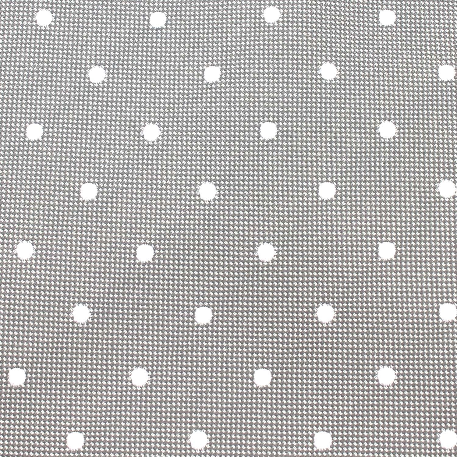 Grey with White Polka Dots Fabric Skinny Tie X240