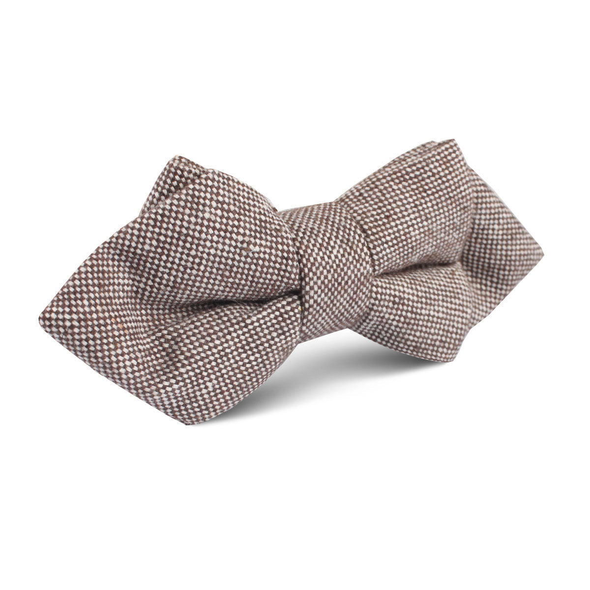 Greyjoy Sharkin Linen Diamond Bow Tie