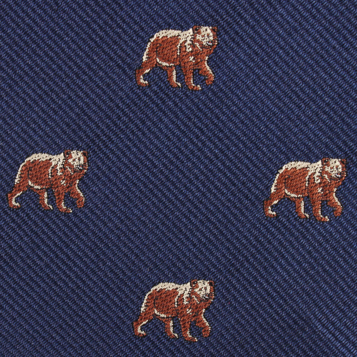 Grizzly Bear Fabric Pocket Square