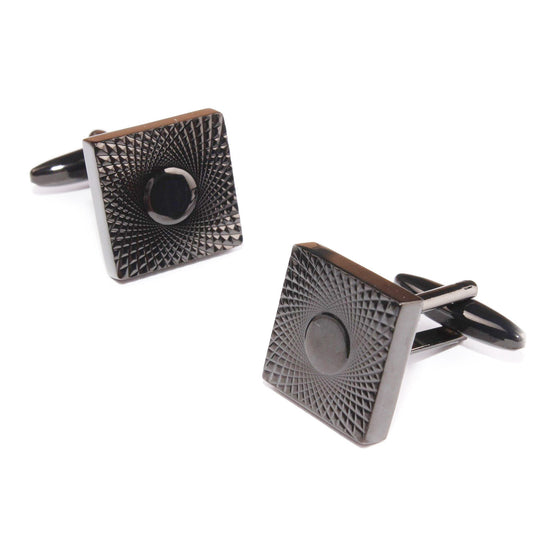 Mr Bond Gunmetal Cufflinks