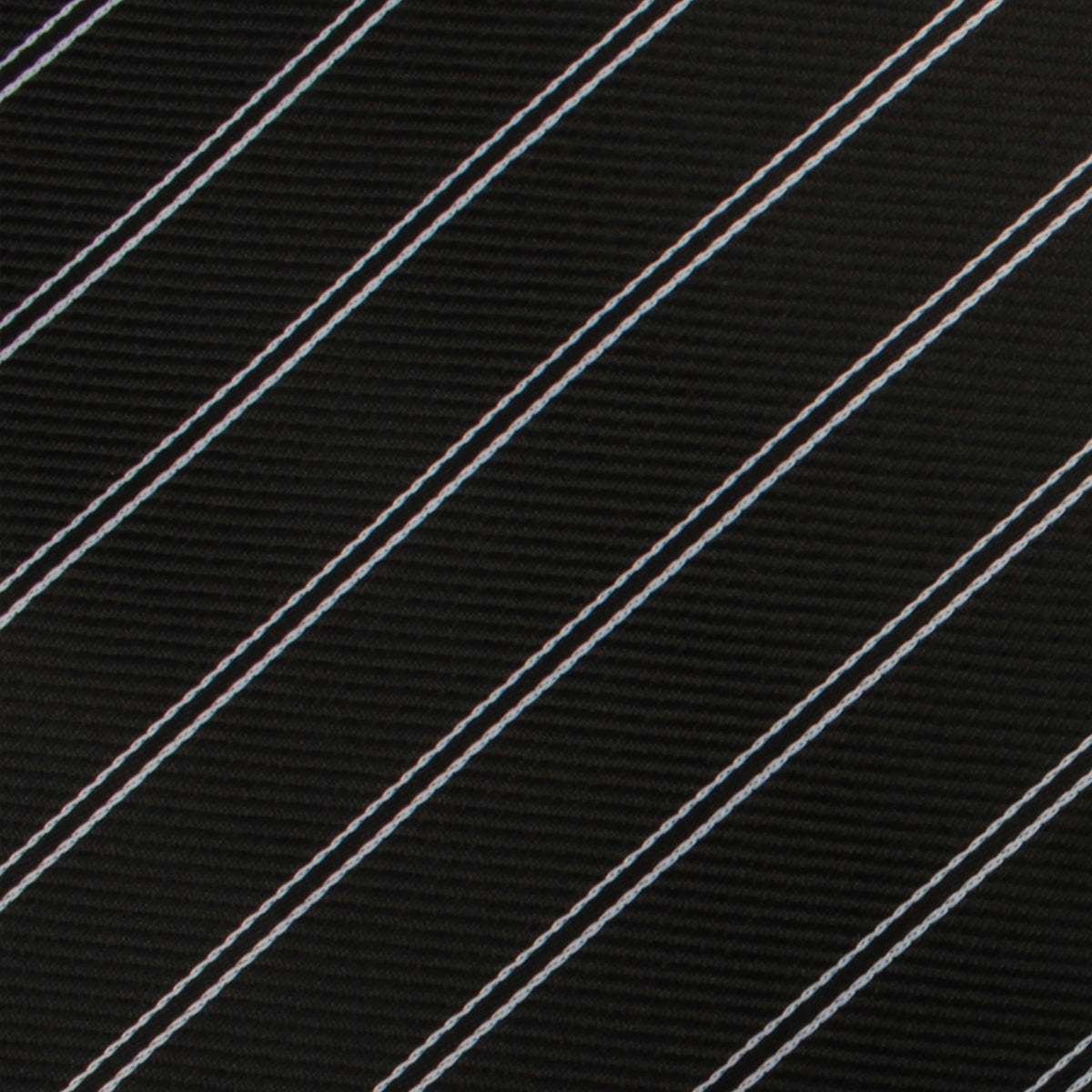 Boston Black Striped Kids Bow Tie Fabric