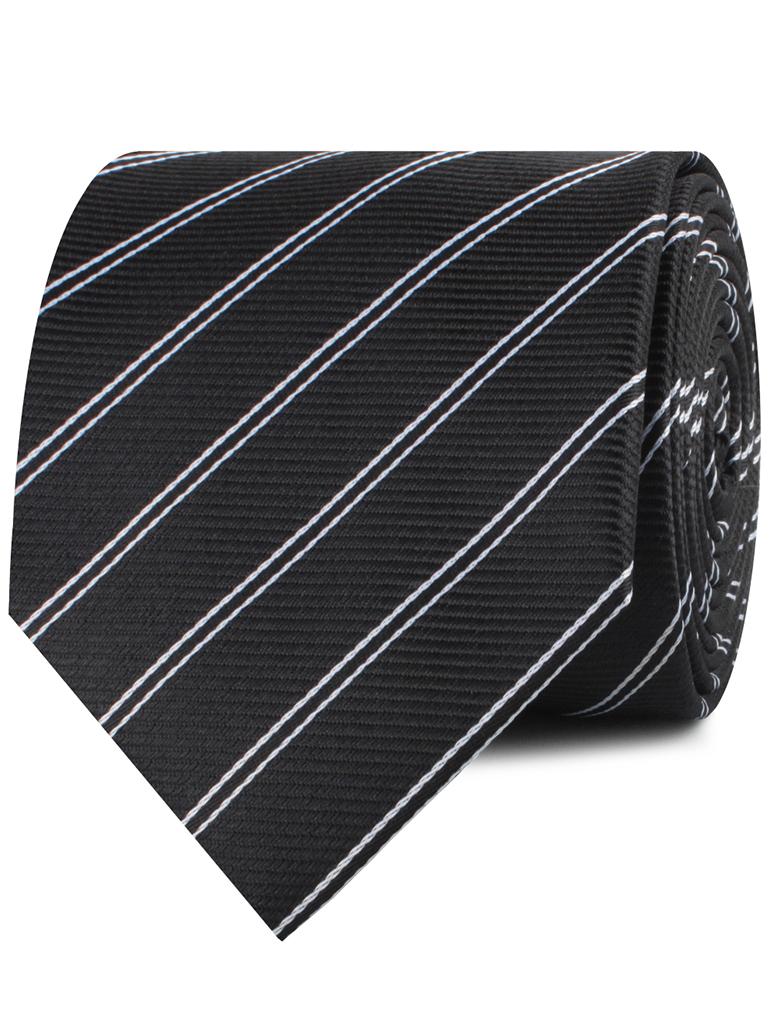 Boston Black Striped Neckties