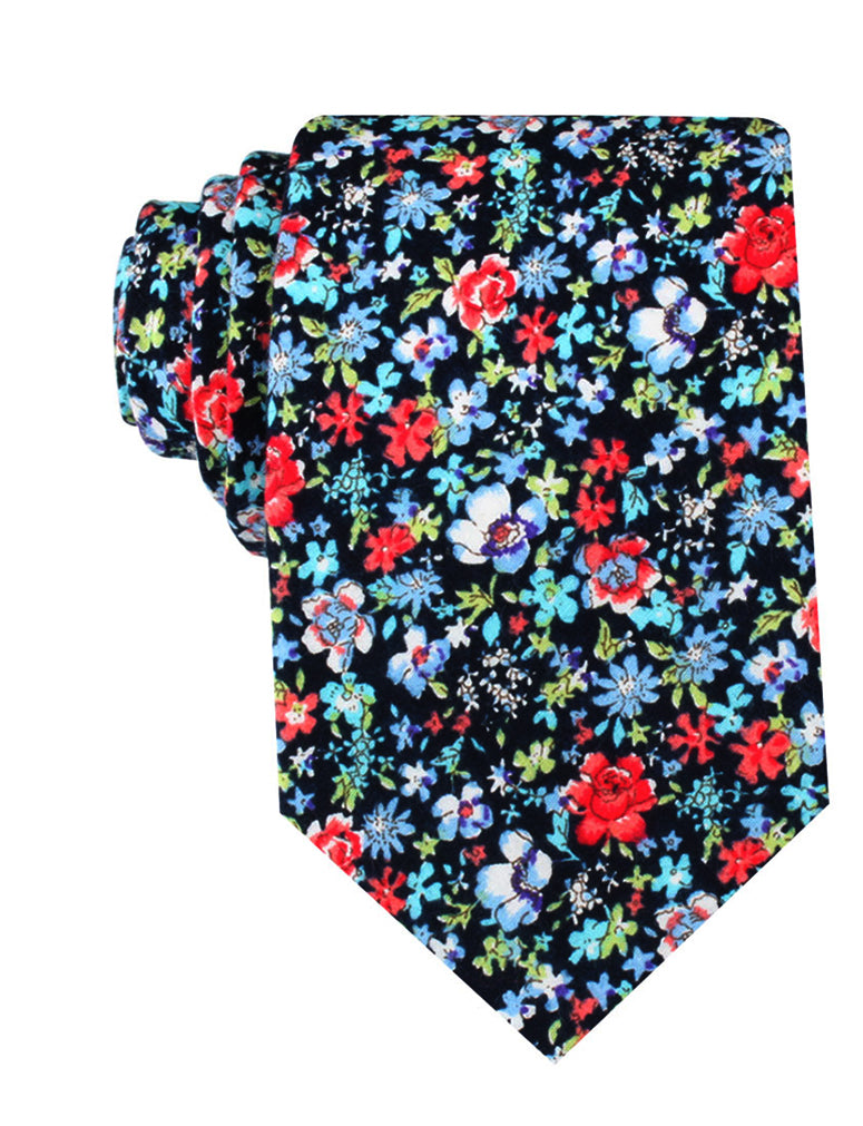Hawaiian Floral Necktie