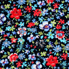 Hawaiian Floral Pocket Square Fabric