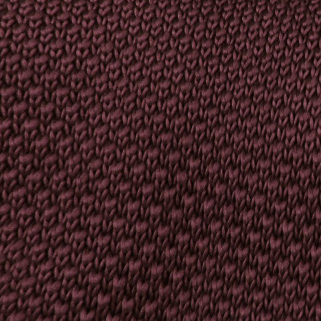Hiraeth Brown Knitted Tie Fabric