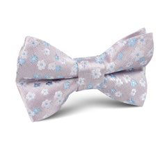 Miharashi Seaside Blue and White Floral Kids Bow Tie