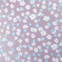 Miharashi Seaside Blue and White Floral Self Bow Tie Fabric