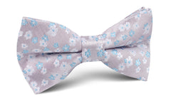 Miharashi Seaside Blue and White Floral Bow Tie