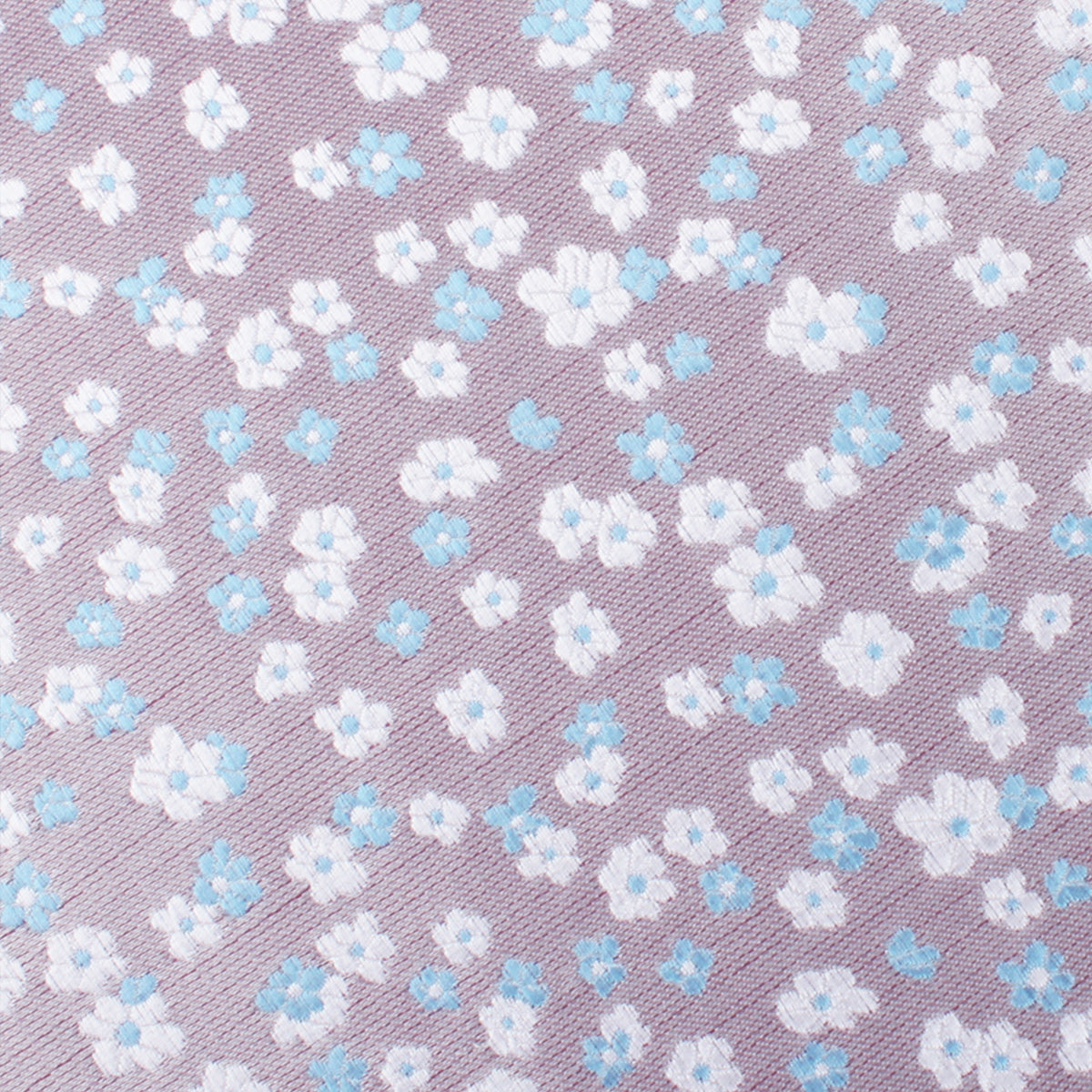 Miharashi Seaside Blue and White Floral Pocket Square Fabric
