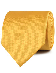 Honey Gold Yellow Twill Neckties