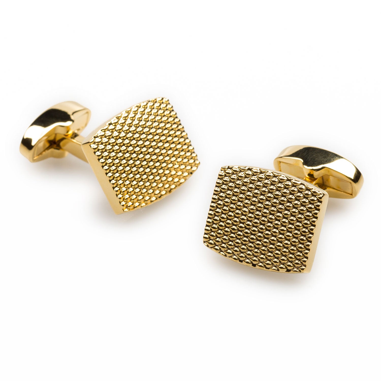 Honeycomb Gold Cufflinks