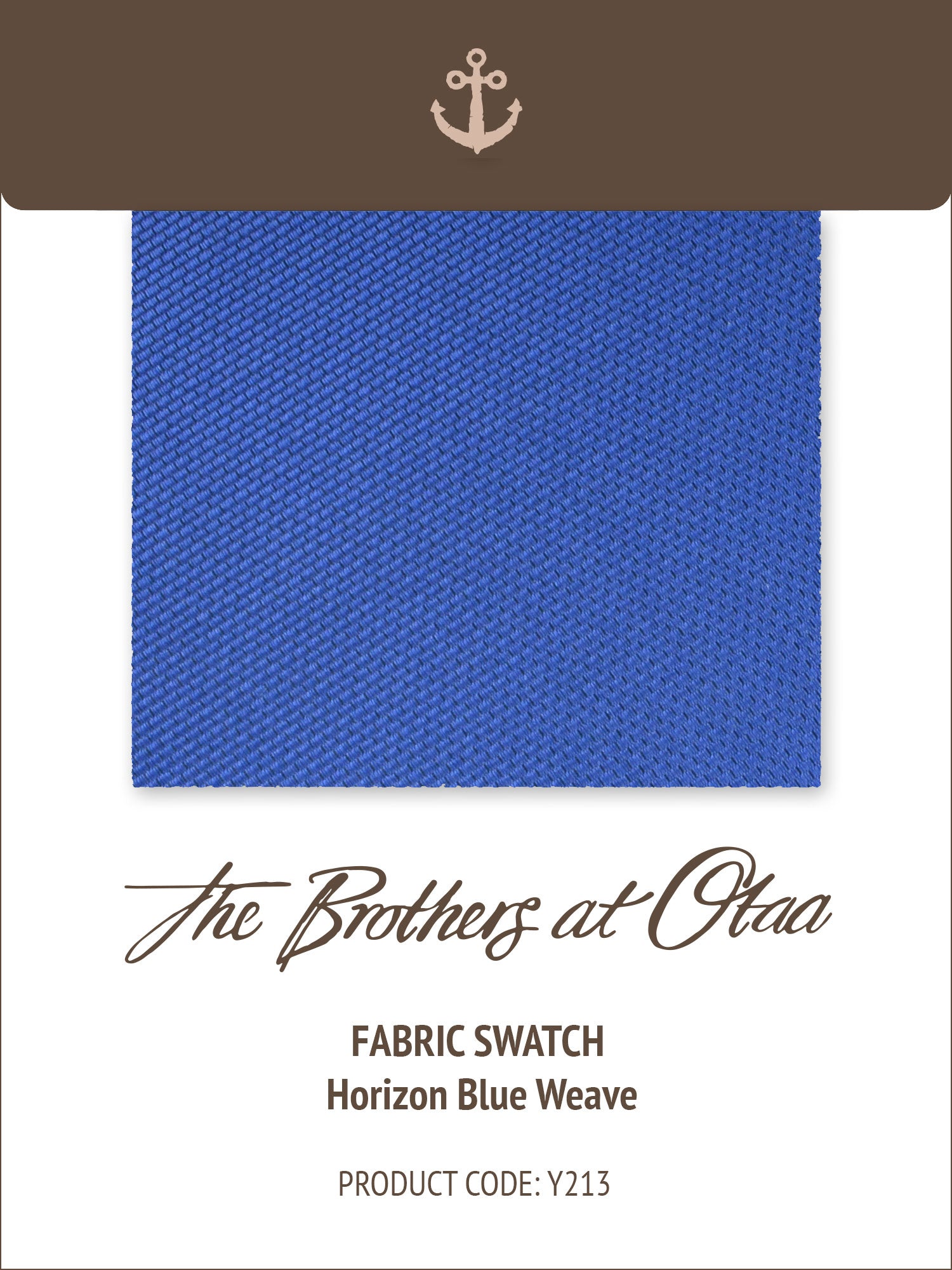 Horizon Blue Weave Y213 Fabric Swatch