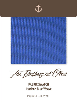 Fabric Swatch (Y213) - Horizon Blue Weave