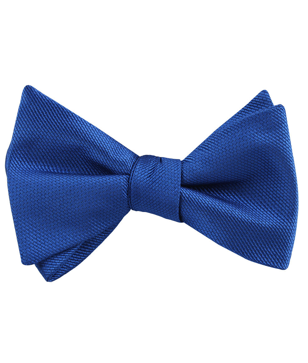 Horizon Blue Weave Self Tied Bow Tie