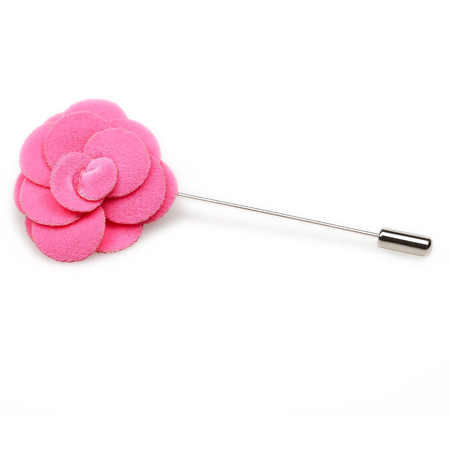 Hot Pink Mini Velvet Lapel Pin