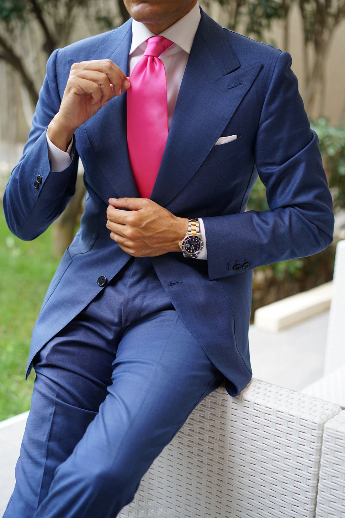 Hot Pink Tie | Best Men's Ties | Pink Neckties | Best Neckties For Men