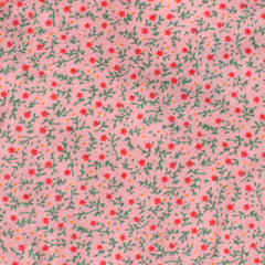 Houston Pink Floral Skinny Tie Fabric