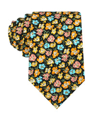 Huelva Yellow Floral Necktie