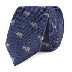 Indian Elephant Slim Tie