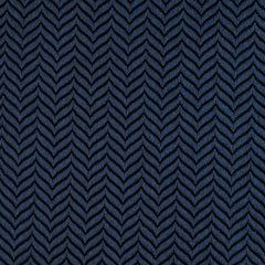 Indigo Blue Herringbone Pocket Square Fabric