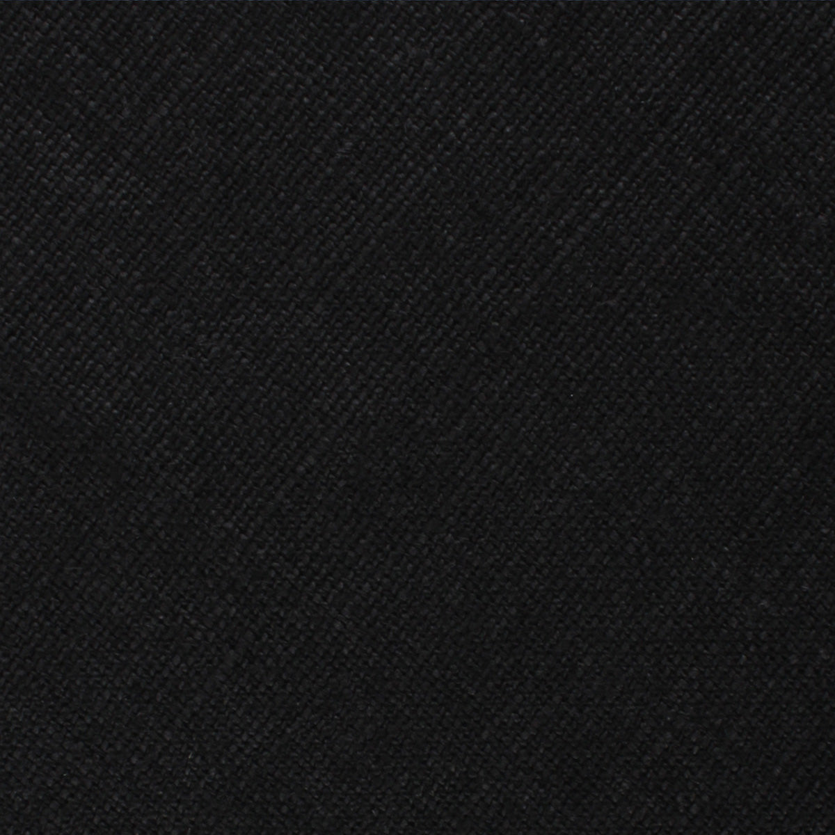 Ink Black Slub Linen Bow Tie Fabric