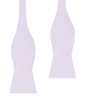 Iris Lilac Purple Weave Self Bow Tie