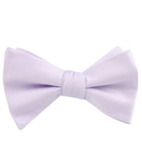 Iris Lilac Purple Weave Self Tied Bow Tie