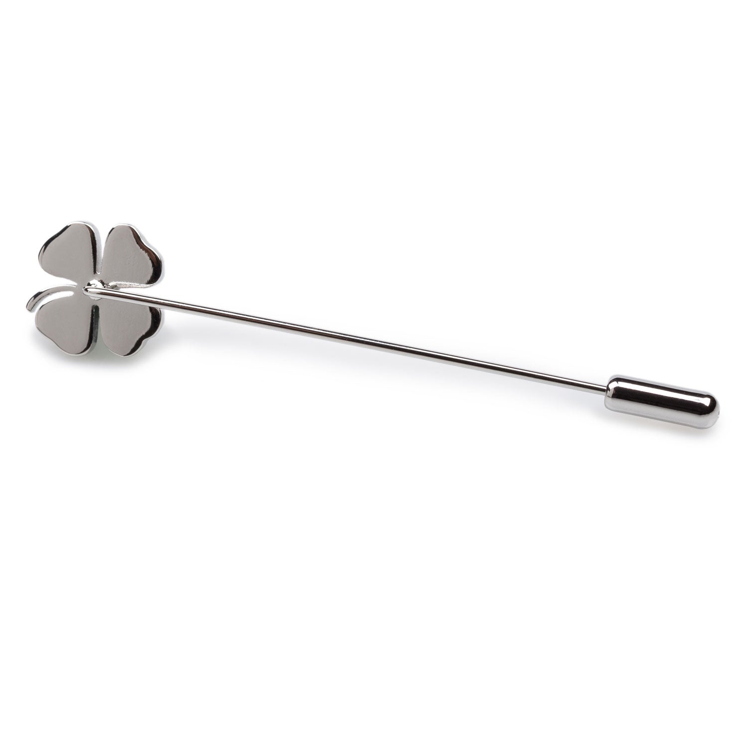 Irish Four Leaf Clover Lapel Pin for Mens