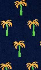 Island Palm Tree Socks Fabric