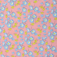 Isle of Skye Peach Floral Pocket Square Fabric