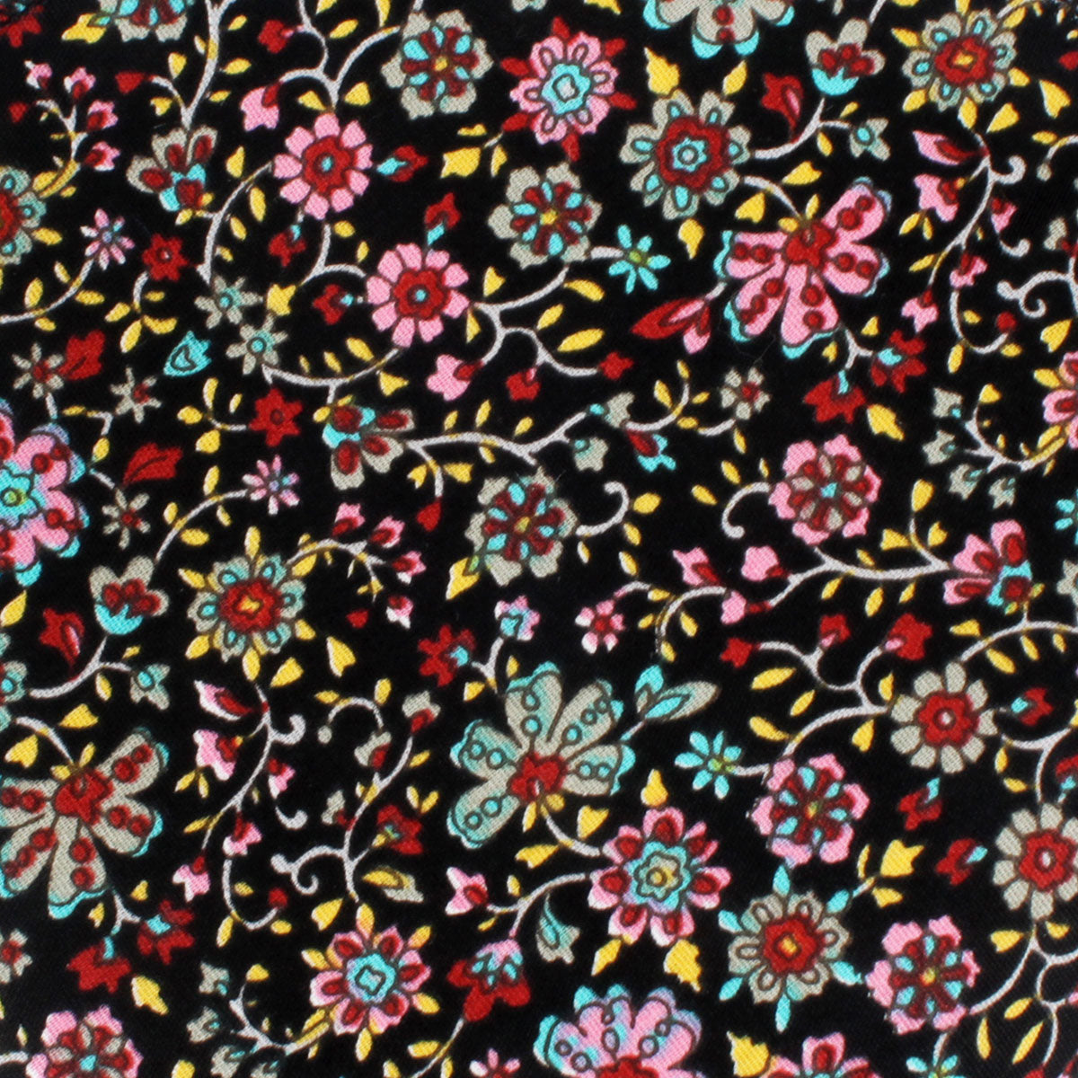 Istanbul Floral Pocket Square Fabric