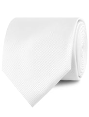 Ivory Crisp Twill Neckties