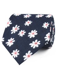 Jamaican White Flower Neckties