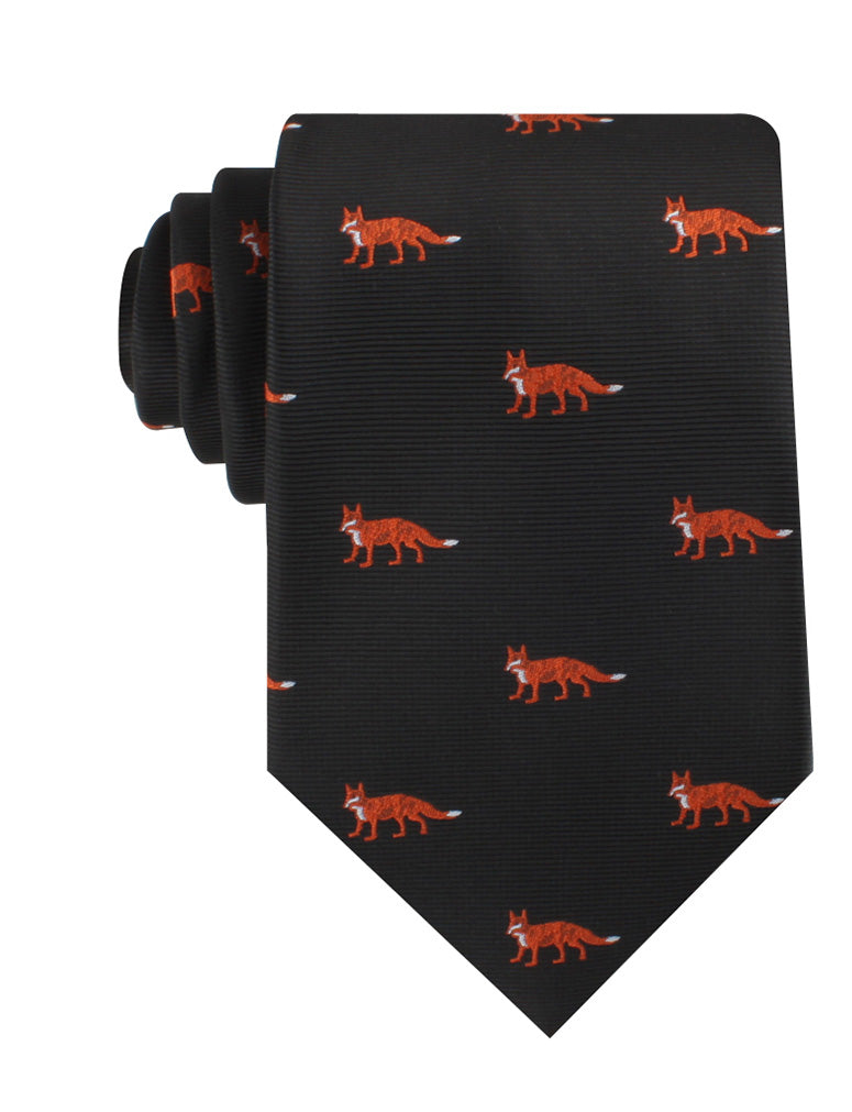 Japanese Ezo Red Fox Necktie