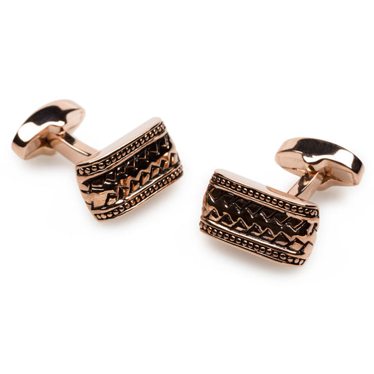 Jenson Button Rose Gold Cufflinks