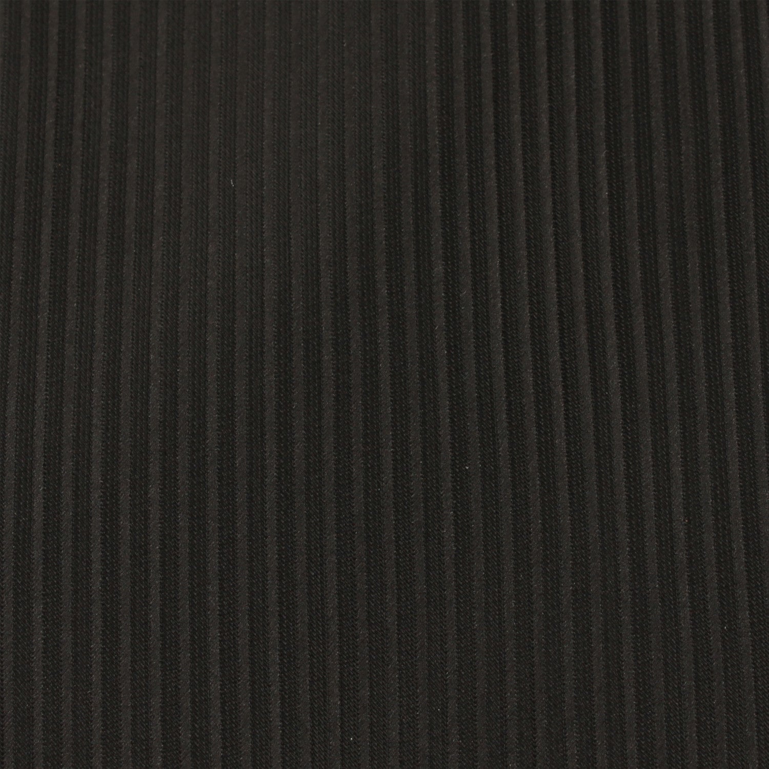 Jet Black Stripes Necktie Fabric
