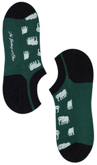 Jungle Elephant Low Cut Socks