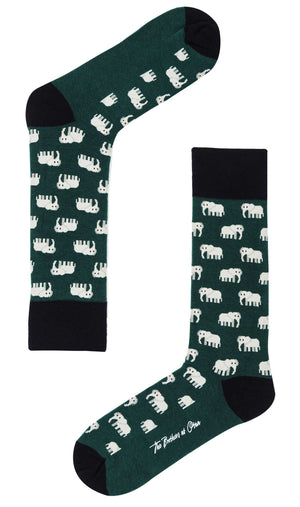 Jungle Elephant Socks
