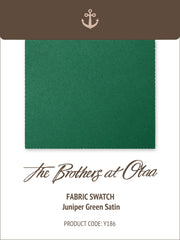 Juniper Green Satin Y186 Fabric Swatch