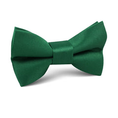 Juniper Green Satin Kids Bow Tie