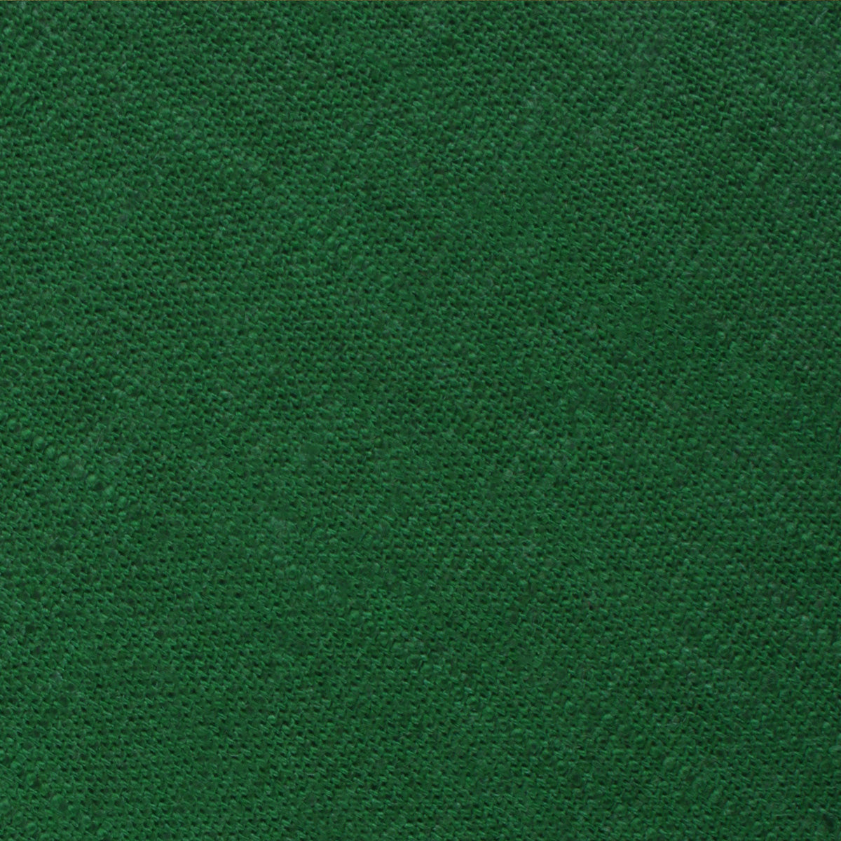 Juniper Dark Green Grain Linen Pocket Square Fabric