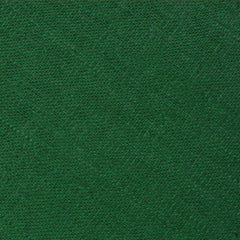 Juniper Dark Green Grain Linen Skinny Tie Fabric
