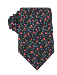Kenrokuen Japanese Flower Necktie