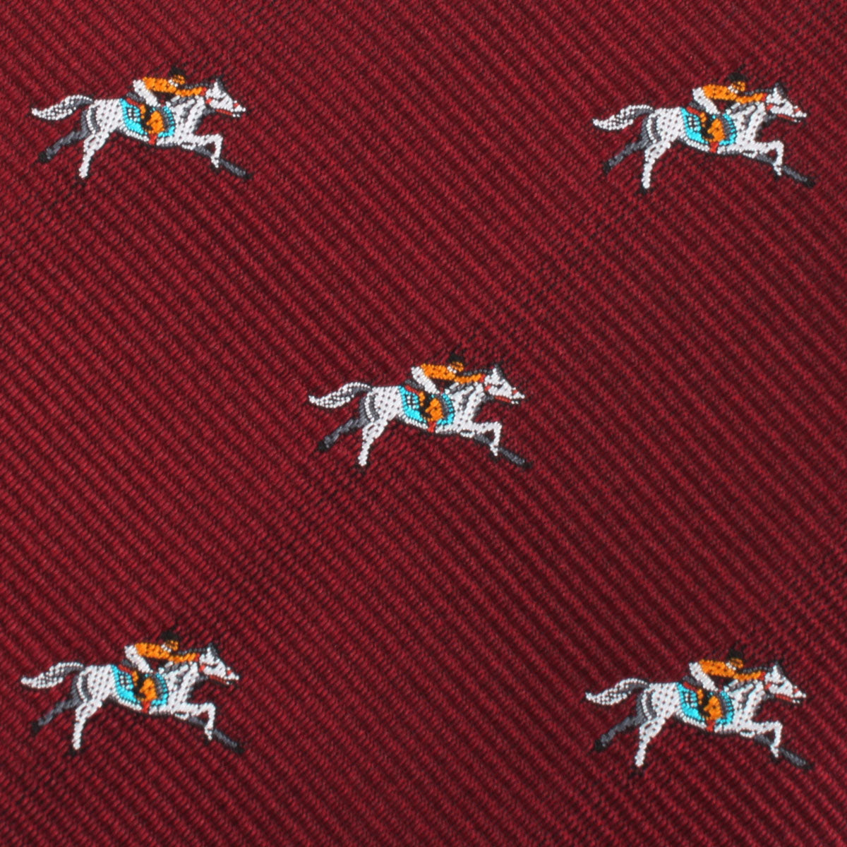 Kentucky Derby Race Horse Self Bow Tie Fabric