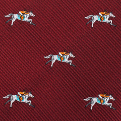 Kentucky Derby Race Horse Skinny Tie Fabric