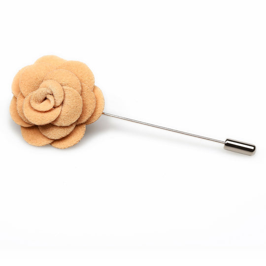 Khaki Mini Velvet Lapel Pin