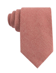 Khaki Red Houndstooth Blend Tie