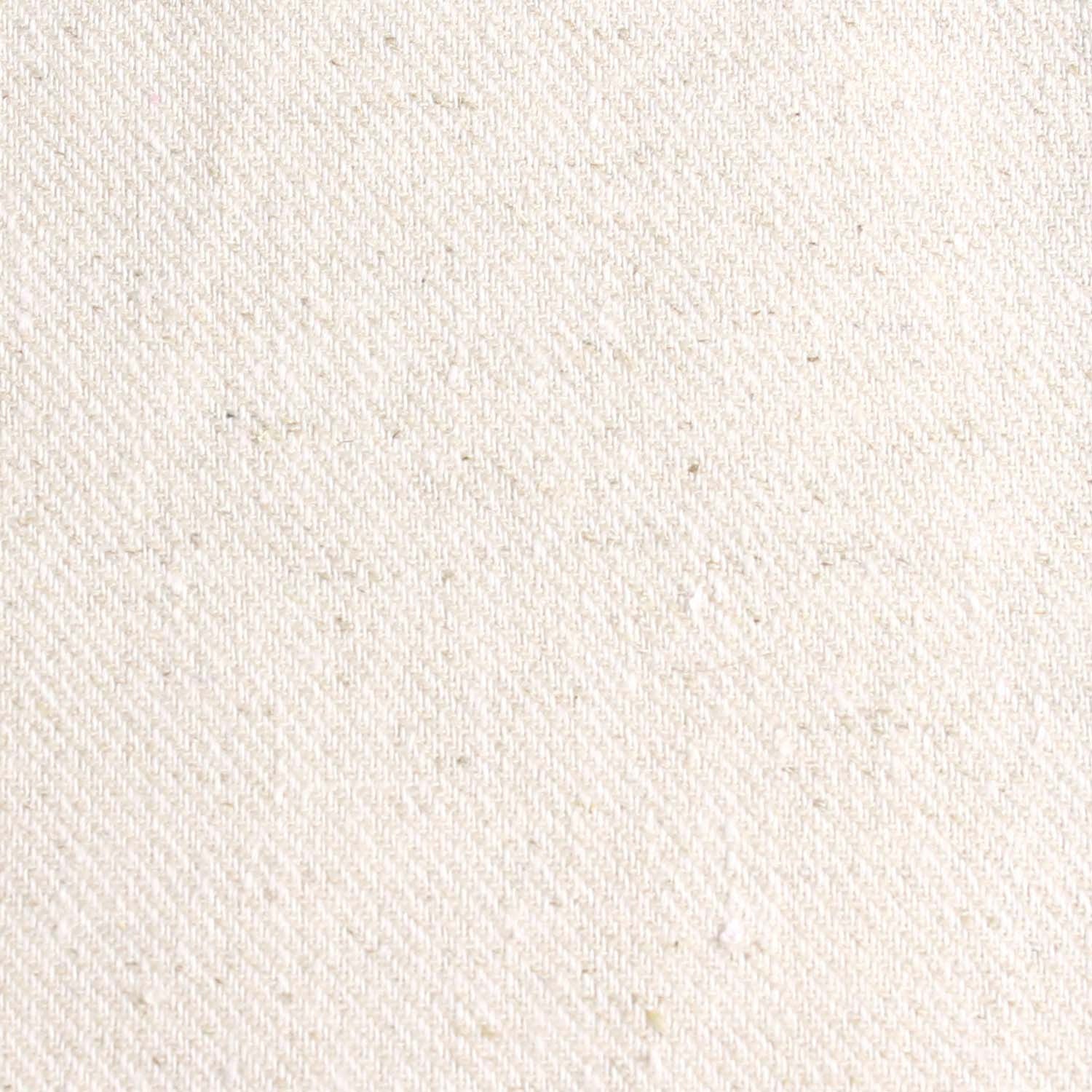 Khaki Twill Stripe Linen Fabric Pocket Square L184