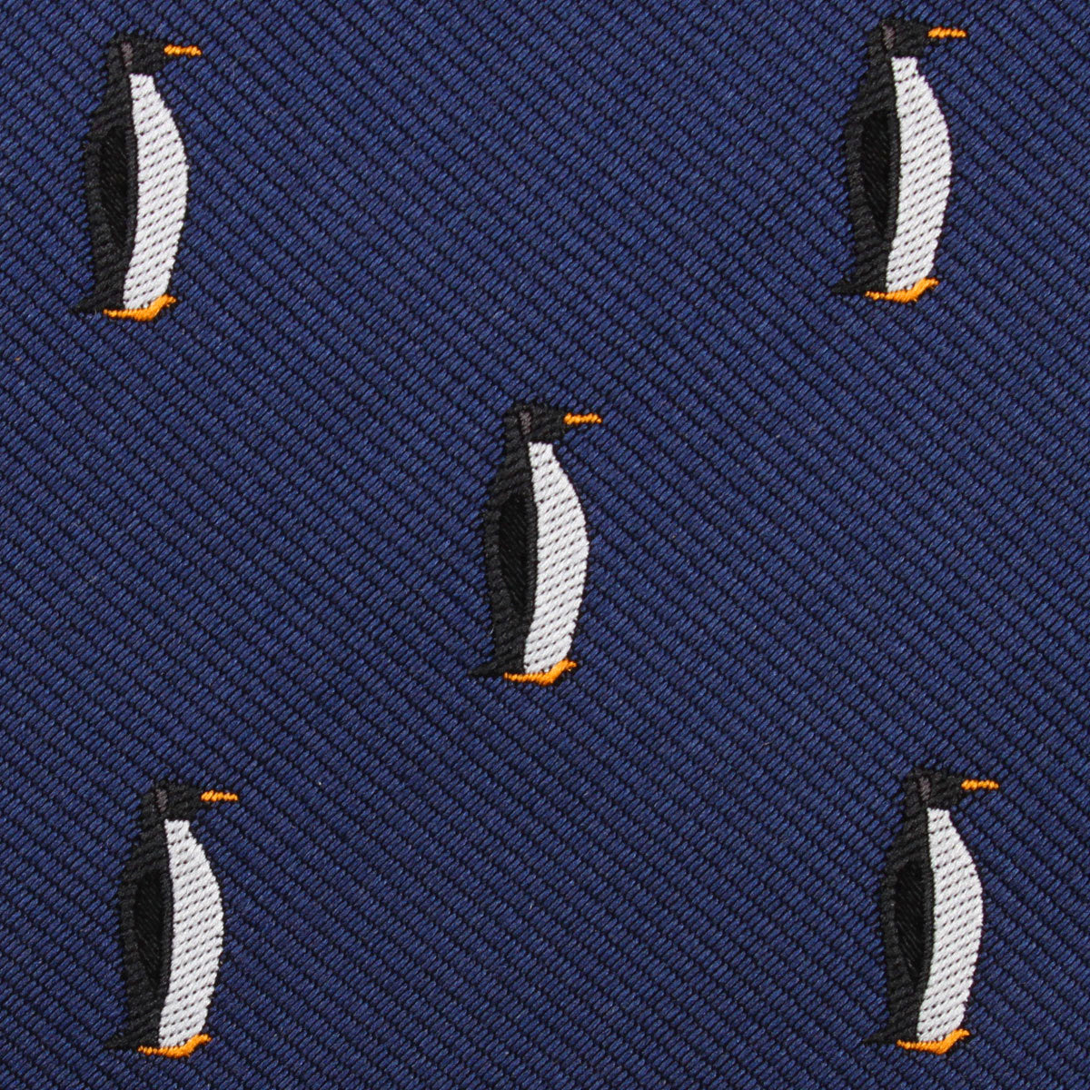 King Penguin Fabric Pocket Square
